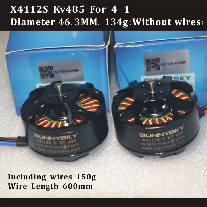 Brushless Motor Sunnysky X4112S KV400/485