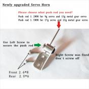 Aluminium Servo Horn(please choose 1.2MM or 1.5MM push Rod)